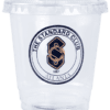 8oz Clear Plastic Cold Cup With Lid
