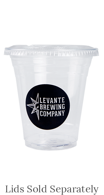 12oz Clear Plastic Cold Cup With Lid