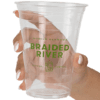 Holding 16oz Eco-Friendly Plastic Cold Cup