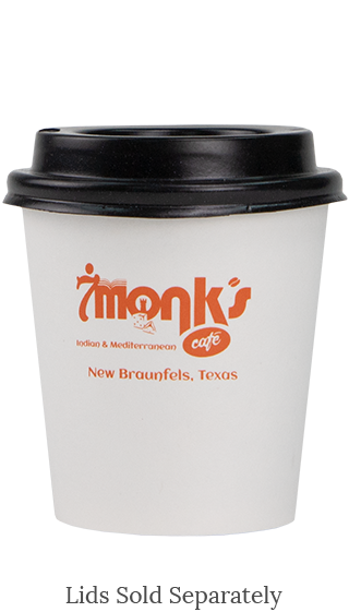 4oz Eco-Friendly Paper Hot Cups With Lid