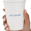 Holding 12oz Eco-Friendly Paper Hot Cups