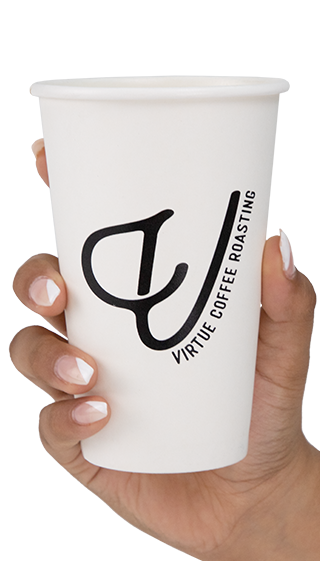 Holding 16oz Eco-Friendly Paper Hot Cup
