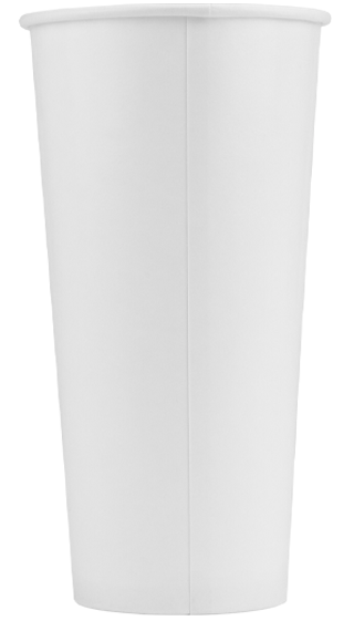 Blank 22oz Paper Cold Cup Back