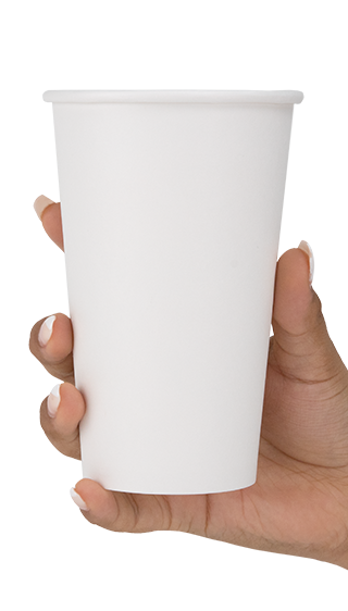 Holding Blank 16oz Single Wall Hot Cup