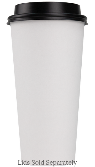 Blank 20oz Single Wall Hot Cup With Lid