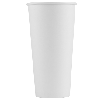 Blank 20oz White Paper Hot Cups - Radix Branding Solutions