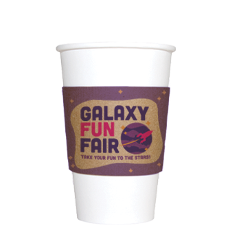 Custom Printed Kraft Corrugated Coffee Sleeves