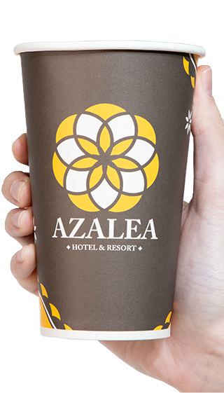 16oz Custom Printed White Paper Hot Cup