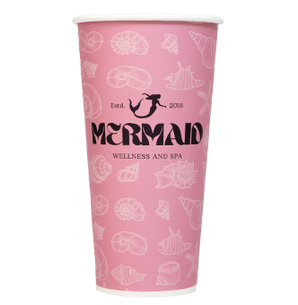 whc20-dc 20oz Custom Printed White Paper Hot Cup