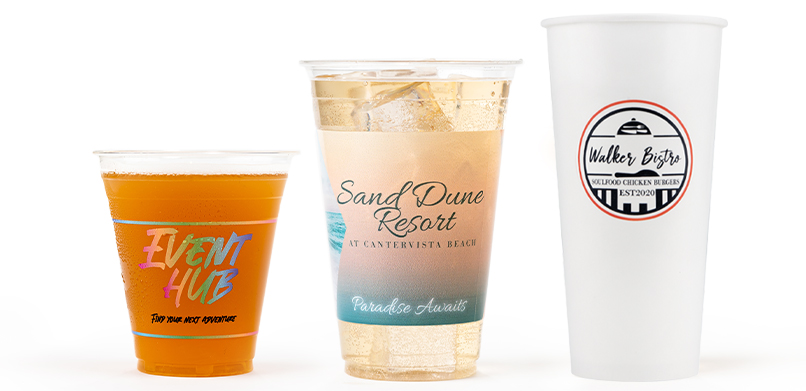 Personalized Disposable Drinkware - Radix Branding Solutions