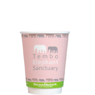 Custom 12oz Compostable Double Wall Hot Cup