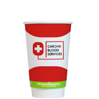 Custom 16oz Compostable Double Wall Hot Cup