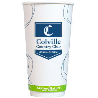 Custom 20oz Compostable Double Wall Hot Cup
