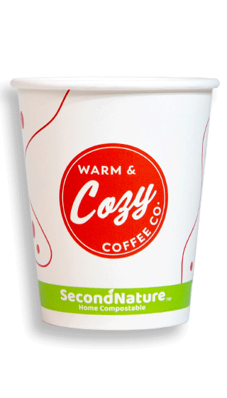 Custom 8oz Compostable Hot Cup